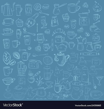 Doodle hand drawn pattern sketches isolated on vector image