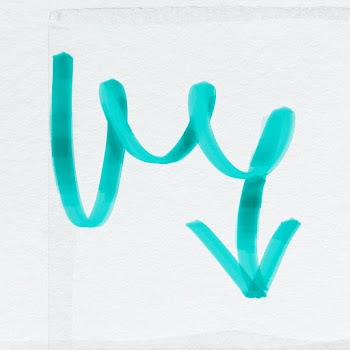 Doodle highlight spiral arrow psd in green… | Free stock illustration | High Resolution graphic