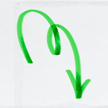 Doodle highlight spiral arrow vector in green… | Free stock illustration | High Resolution graphic