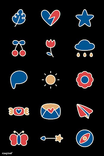 Doodle icon set | Free stock vector - 892966