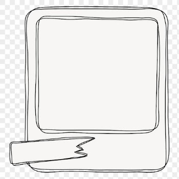 Doodle instant png frame sticker, | Free PNG Sticker - rawpixel