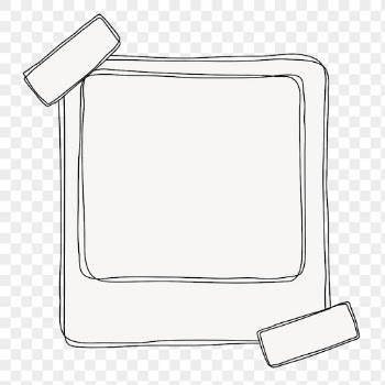 Doodle instant png frame sticker, | Free PNG Sticker - rawpixel