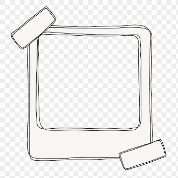 Doodle instant png frame sticker, | Free PNG Sticker - rawpixel