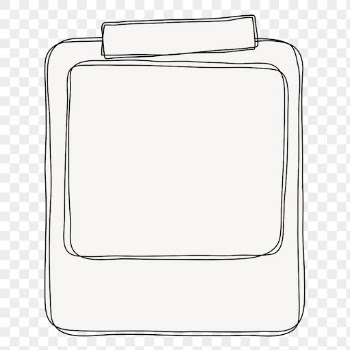 Doodle instant png frame sticker, | Free PNG Sticker - rawpixel