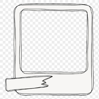 Doodle instant png frame sticker, | Free PNG Sticker - rawpixel