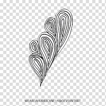 Doodle Jumbo, white and black abstract art transparent background PNG clipart