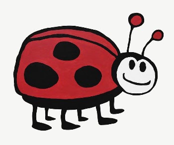 Doodle ladybug collage element psd | Free PSD - rawpixel