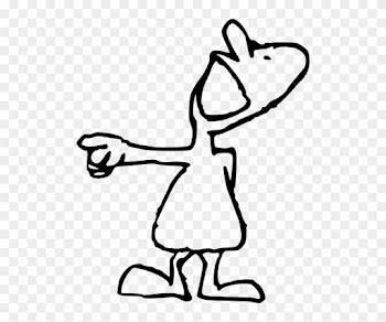 Doodle Laughing Man Black White Line Art 555px - People Laughing Clip Art Black And White