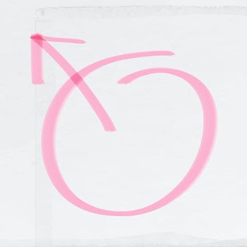 Doodle male arrow sign vector in pink tone | Free stock illustration | High Resolution graphic