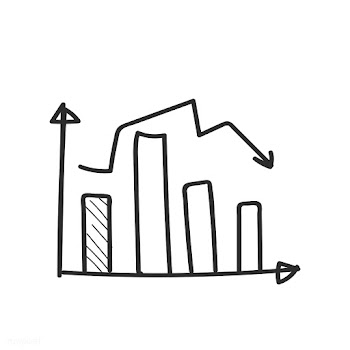 Doodle of business analysis graph | Free stock vector - 24456