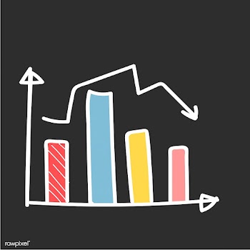 Doodle of business analysis graph | Free stock vector - 24464