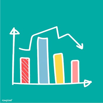 Doodle of business analysis graph | Free stock vector - 24465