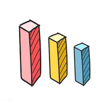 Doodle of business analysis graph | Free stock vector - 24508