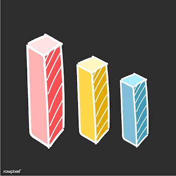 Doodle of business analysis graph | Free stock vector - 24536