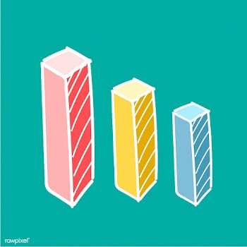 Doodle of business analysis graph | Free stock vector - 24593