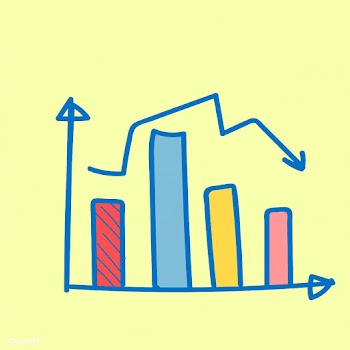 Doodle of business analysis graph | Free stock vector - 24600