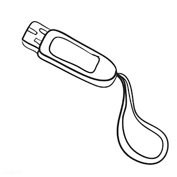 Doodle of flash drive vector icon | Free stock vector - 24479