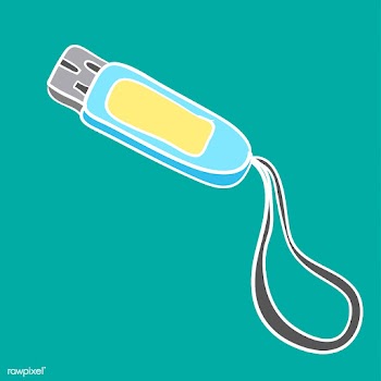 Doodle of flash drive vector icon | Free stock vector - 24581