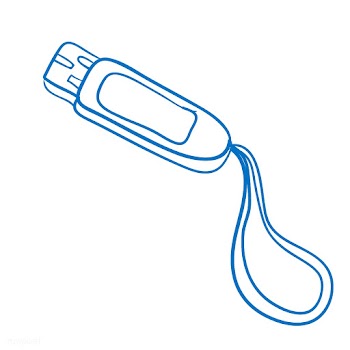 Doodle of flash drive vector icon | Free stock vector - 24605