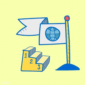 Doodle of global competition | Free stock vector - 24580