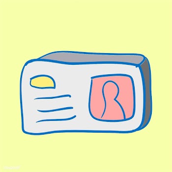 Doodle of ID card | Free stock vector - 24529