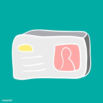 Doodle of ID card | Free stock vector - 24582