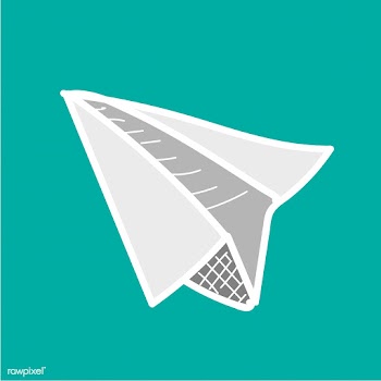 Doodle of paper plane | Free stock vector - 24516