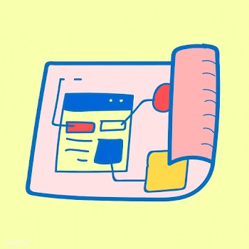 Doodle of website template layout | Free stock vector - 24503