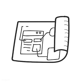 Doodle of website template layout | Free stock vector - 24613