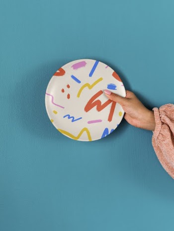 Doodle plate mockup psd | Free PSD Mockup - rawpixel