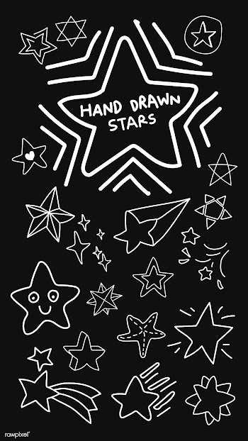 Doodle stars set | Free stock vector - 842682