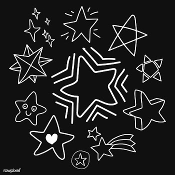 Doodle stars set | Free stock vector - 842698