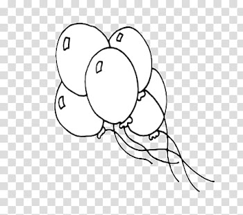 Doodles and Drawing , balloons illustration transparent background PNG clipart