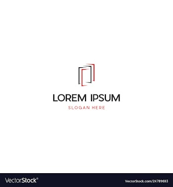 Door building development creative business logo vector image