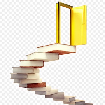 Door Knowledge Stock photography Stairs Stock illustration - Books and doors 