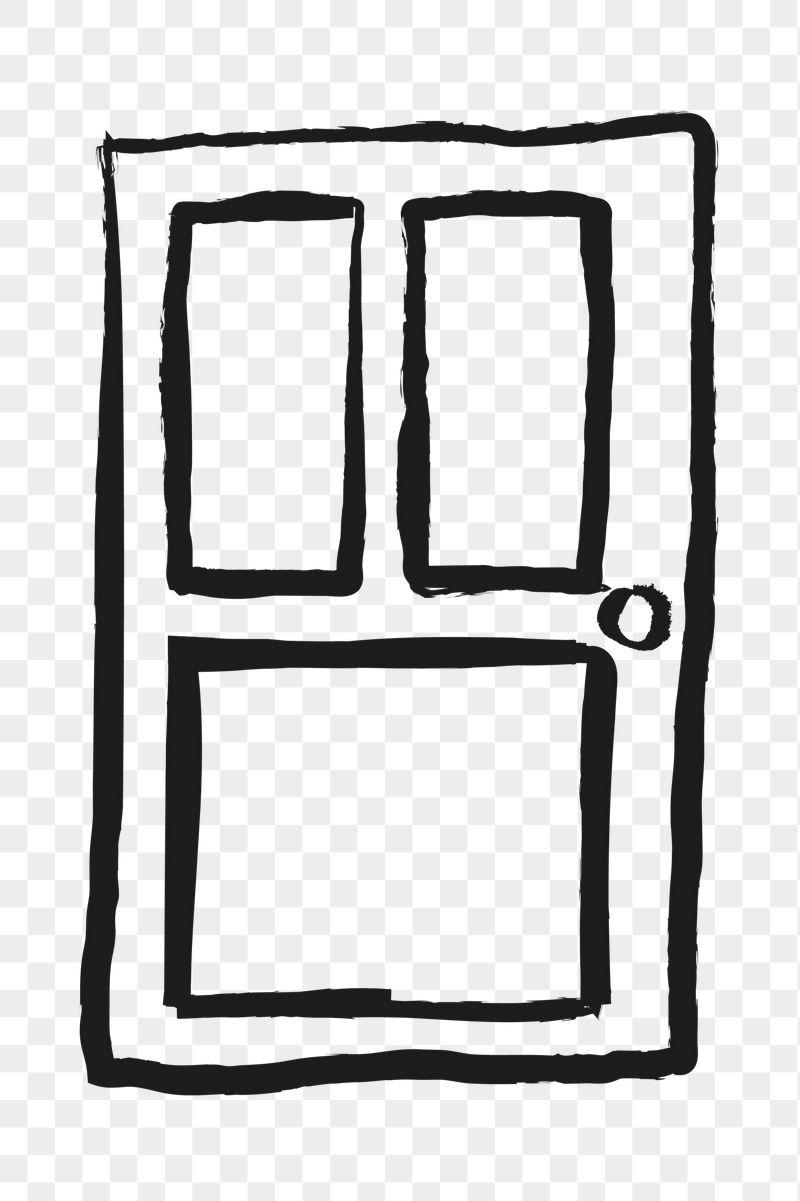 Door png sticker, home interior | Free PNG Illustration - rawpixel