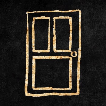 Door sticker, gold aesthetic doodle | Free Vector Illustration - rawpixel