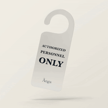 Door tag mockup, beige 3D | Free PSD Mockup - rawpixel
