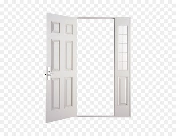 Door - White open door 