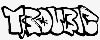 Dope Logo Graffiti - Word Trouble In Graffiti Transparent PNG ...