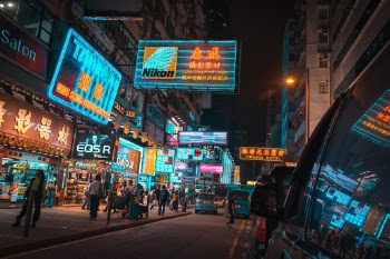 dope neon signages