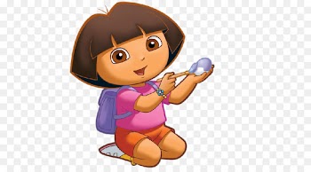 Dora's Easter Adventure Swiper Clip art - watercolor egg 