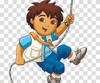 Dora The Explorer, Diego animated transparent background PNG clipart