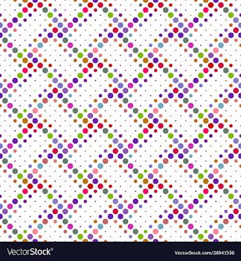 Dot pattern background - abstract colorful graphic vector image