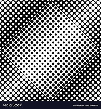 Dot pattern background - abstract monochrome vector image