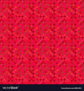 Dot pattern background - abstract red graphic vector image