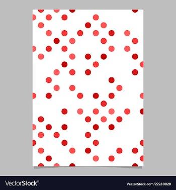 Dot pattern brochure template - document vector image