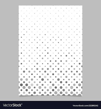 Dot pattern brochure template - document vector image