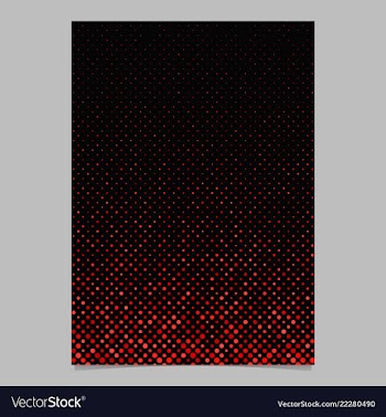 Dot pattern poster design - page background vector image