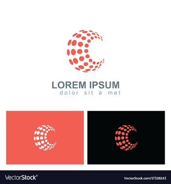  					Dot sphere abstract technology business logo vector image														